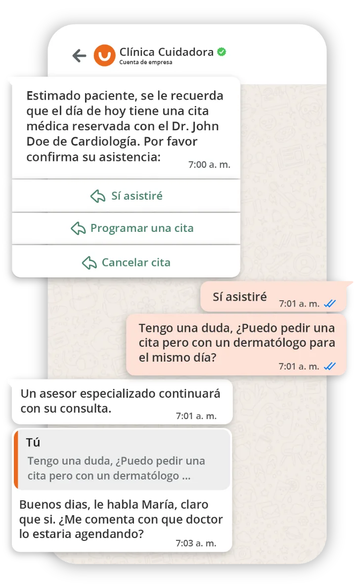 Ejemplo de campaña por WhatsApp en EnviaMas